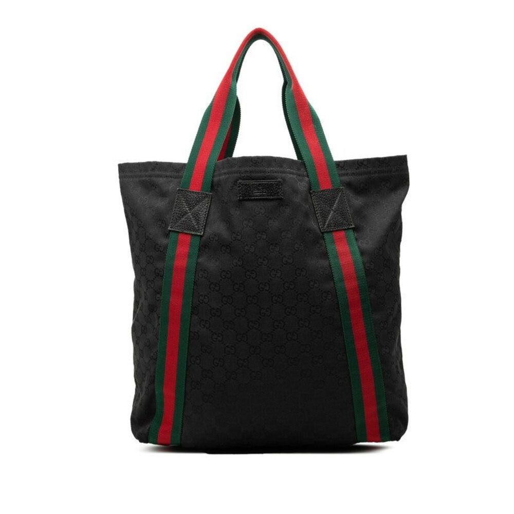 Gucci GG Canvas Shelly Line Tote Bag